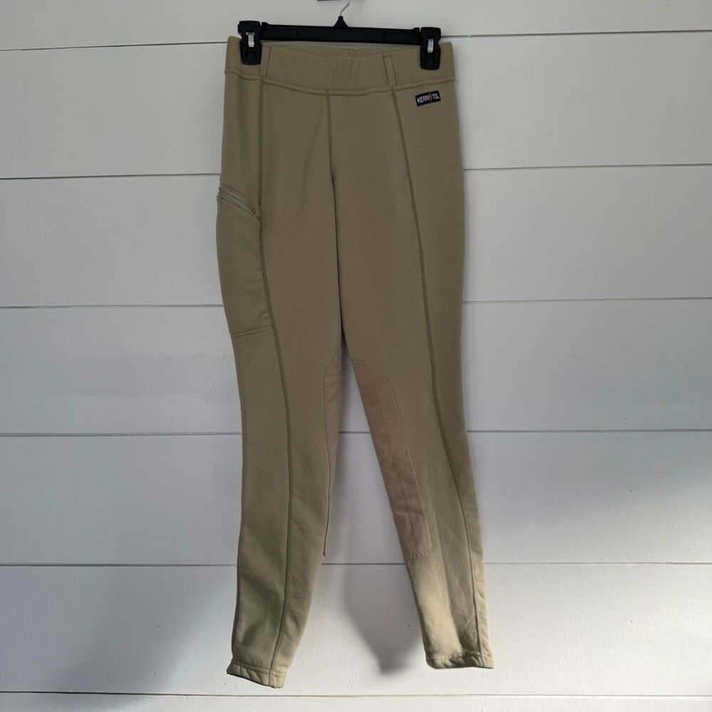 Kerrits Tan Equestrian Riding Tights Leggings Breeches